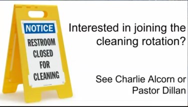 Clean Team Members Needed